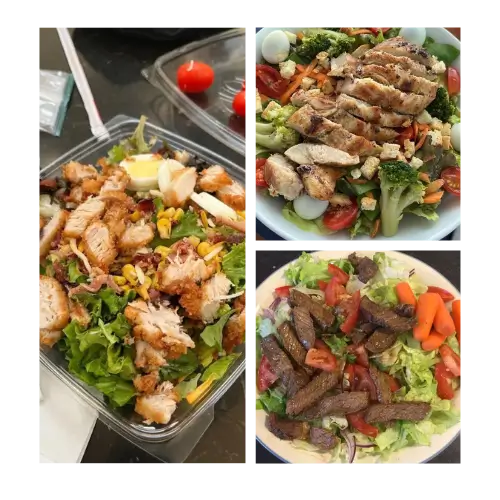 Logotipo ilustrado cozinha vegana verde e preto (3)